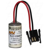 Lithium Manganese Dioxide PLC Robotics Replacement Battery | Capacity: 850mAh | 3V | For Allen Bradley, CompactLogix and more