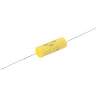 METALISED POLYPROPYLENE PMT Capacitor | Value: 1 µF | Tolerance: %10 | Size: 32mm x 12mmø | 250Vdc | For Hobby | For PCB | For TV