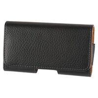 HORIZONTAL SIDE CARRY LEATHER POUCH 