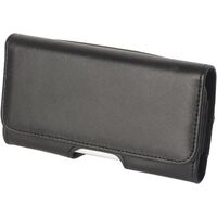 HORIZONTAL SIDE CARRY LEATHER POUCH 