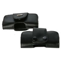 HORIZONTAL SIDE CARRY LEATHER POUCH 