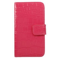 CROCODILE SKIN HORIZONTAL FLIP LEATHER CASE 