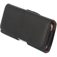 HORIZONTAL SIDE CARRY LEATHER POUCH 