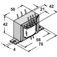 6W AC MULTI-TAP TRANSFORMER UNIVERSAL 