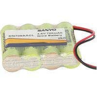 Ni-Cd 4x"AA" Battery | Capacity: 600mAh | 4.8V | For Electronics | For Hobby