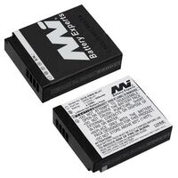 Li-Ion Replacement Battery Panasonic DMW-BLH7 | Capacity: 600mAh | 7.2V | For Lumix DMC-GM1, DMC-GM1D, DMC-GM1K and more