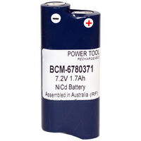 NiCd Replacement Battery MAKITA | Capacity: 1700mAh | 7.2V | For 6010, 6070, 6170, M001 