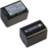 LiIon Replacement Battery SONY NP-FV70 | Capacity: 1.96Ah | 6.8V | For DCR, DCR-DVD, HDR, NEX