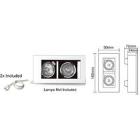 DOWN-LIGHT CASING MR16 - GIMBAL RECESSED 