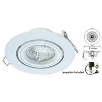 GU10 RECESSED DOWN-LIGHTS GIMBLE CASING 