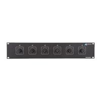 RACK MONUT SPEAKER VOLUME CONTROL 6 X 25W 