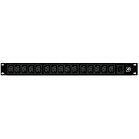 IEC C13 POWER STRIP 1U WITH C14 INLET 