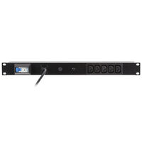 HORIZONTAL POWER RAIL 5x IEC C13 OUTLETS PDU - PROLINK PREMIUM 