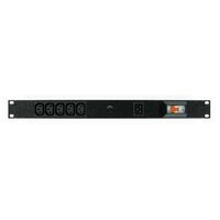 HORIZONTAL POWER RAIL 5x IEC C13 OUTLETS PDU - PROLINK PREMIUM 