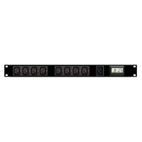 HORIZONTAL POWER RAIL IEC-LOCK 8x C13 OUTLETS PDU - PROLINK PREMIUM 