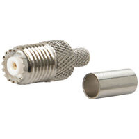 MINI UHF SOCKET CRIMP RG58 