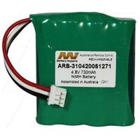 NiMh Automation & Control Replacement Battery | Capacity: 730mAh | 4.8V | For Marantz RC5200, RC5400, RC9200, RC9500, TS5200, TSU3000 and more  