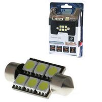 6 XSMD LED 41MM FESTOON GREEN 