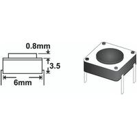 TACT SWITCH 0.8mm 