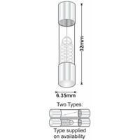 TDL Slow Blow Fuse | Rating: 750 mA | Dimensions: 3AG 6.35mm x 32mm