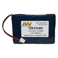 NiMh Test Equipment Replacement Battery | Capacity: 2000mAH  | 7.4V | For Satlink WS-6906, WS-6908, WS-6912 Digital Satellite Finder