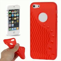 WAVE TEXTURE JELLY CASE FOR IPHONE 5 / 5S / SE 