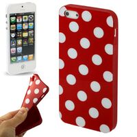 DOT PATTERN JELLY CASE FOR IPHONE 5 / 5S / SE 