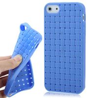 WEAVE TEXTURE JELLY CASE FOR iPHONE 5 / 5S / SE 