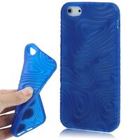 THREE DIMENSIONAL WAVE TEXTURE JELLY CASE FOR IPHONE 5 / 5S / SE 