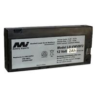 LiIon SLA Camera Battery | Power: 2Ah | 12V | For National Panasonic VHS Cam NVM40A, NVMS4A and more 