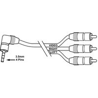 DVC BREAKOUT LEAD 3.5MM QUAD PIN 