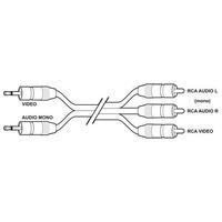3.5MM MONO TO RCA 75Ω 