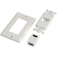 WALL PLATE HDMI - RIGHT ANGLE ADAPTOR 