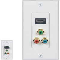 HDMI WALL PLATE & COMPONENT 