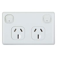 HORIZONTAL WALL POWER OUTLET 15A 