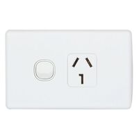 HORIZONTAL WALL POWER OUTLET 25A 