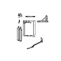 Genuine Motorised Louvre And Duct Outlet Air Sub Assembly For Westinghouse Spare Part No: 20001754