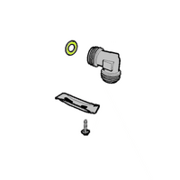 Genuine Elbow Gas Inlet & Clip Kit For Westinghouse Spare Part No: 305442501